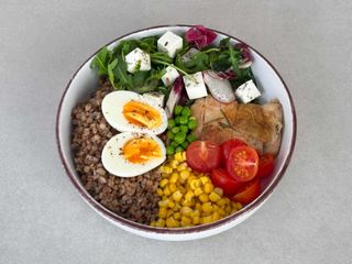 Міська тарілка з гречкою та куркою (450г)