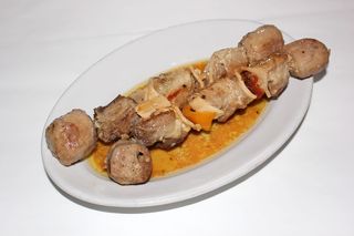 Spiedino di carne di maiale