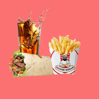 Dürüm + Patatas + Bebida