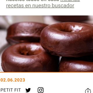 3 Donuts de chocolate