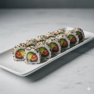 Uramaki salmone avocado 8  pezzi