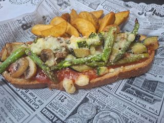 Tosta vegetariana