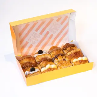 Caja de 12 medialunas rellenas dulces