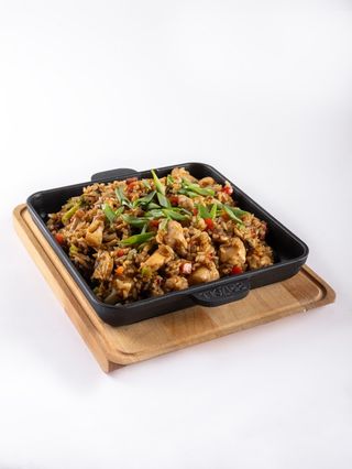 Теппанияки с курицей 