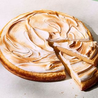 Tarta cytrynowa z paloną włoską bezą