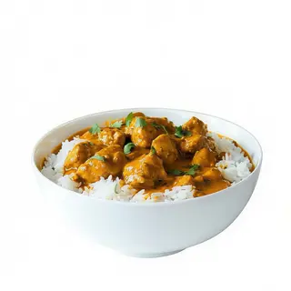 Kaifan de pollo con curry