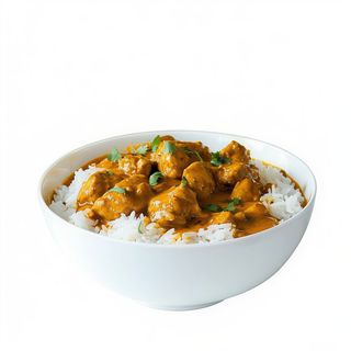 Kaifan de pollo con curry