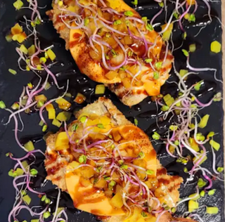 Krewetka w tempurze z teriyaki