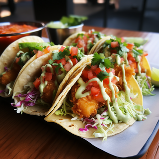 3 х Тако с филе от бяла риба