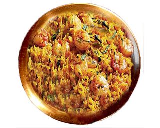 Gambas biryani