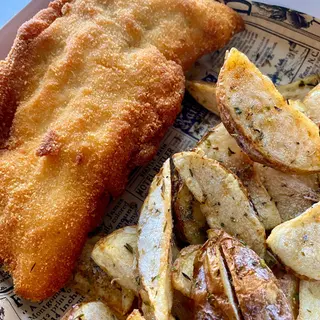 Pechuga de pollo rellena de jamón  y queso
