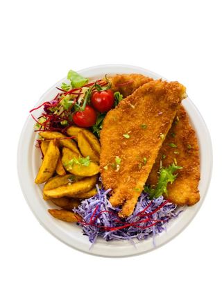 Meniu schnitzel King (660 gr)