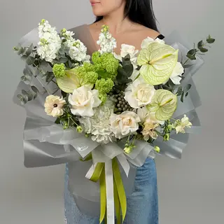 цветы Букет Art Flowers  Ледяной вихрь	