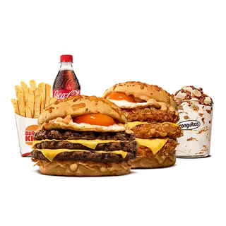 Menú Completo Stacker Huevo Triple Grande