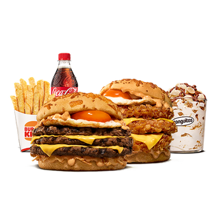Menú Completo Stacker Huevo Triple Grande