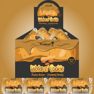 Bolacha de Cânhamo com Manteiga de Amendoin Tropical Bud Wake'n Cookie