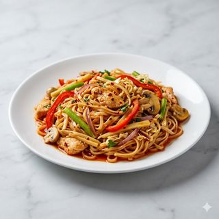 Pad Thai Con Salsa Picante