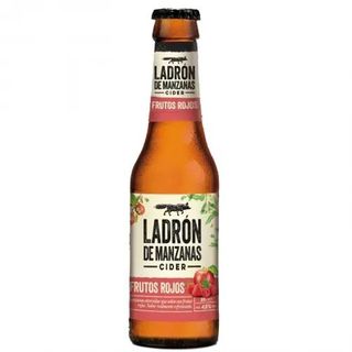 Cider Ladrón De Manzanas Sabor Frutos Rojos 25 Cl.