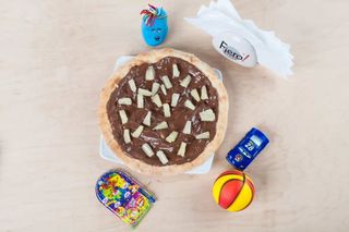 Pizza Bambino bez sera z Nutellą i ananasem