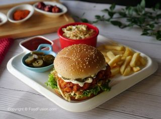 Menú Hamburguesa Vegetable Y Alitas De Pollo (5 Uds.)