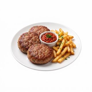 Свински кюфтета на скара 350г