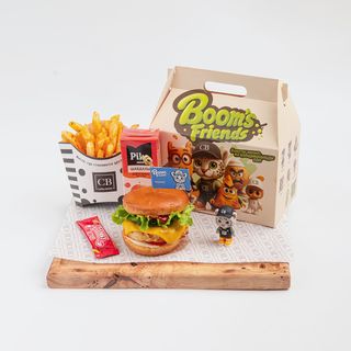 Kids box с куриным гамбургером