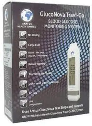 Gluconova Travigo Blood Glucose Monitor