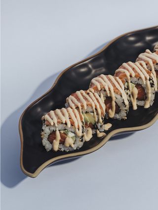 Uramaki salmon Bitter spicy (4 und)
