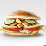 Бургер с месо от дюнера