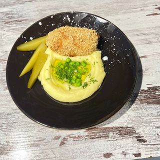 Індича котлета з картопляним пюре (300г)