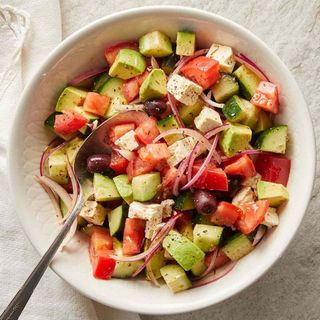 Avocado Greek Salad