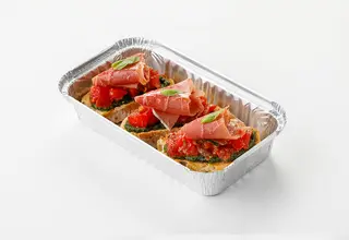 Bruschette con prosciutto