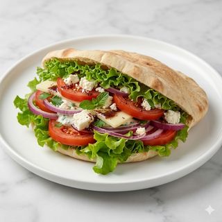 Döner Kebab Vegetal Con Queso