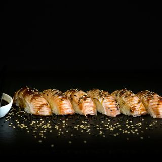 Nigiri Salmão Braseado( 3  pecas}