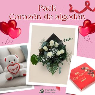 Pack Corazón de algodón