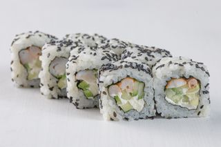 Рол каліфорнія з креветкою (210г)