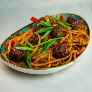 Цомян с фрикадельками 