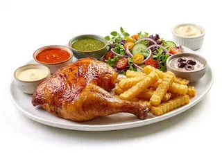 1/4 Pollo allo spiedo per 1 persona