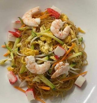 B10. Spaghetti di riso alla piastra