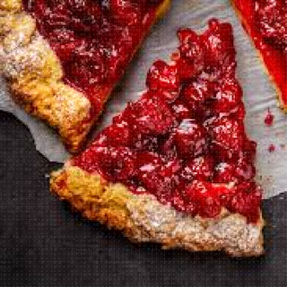 Tarta cu branza dulce si visine