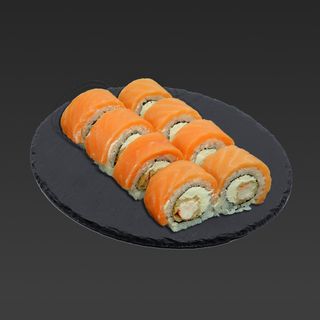 Ролл "Филадельфия" с креветками" (310гр)