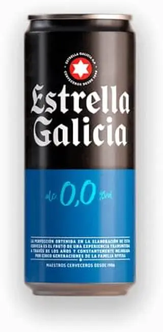 Cerveza Estrella Galicia 0,0 330 ml.