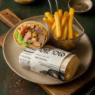 Shawarma de kafta (ternera picada)