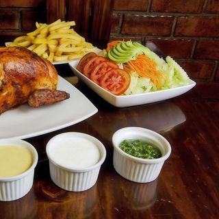 1/2 pollo a la brasa (para 2)