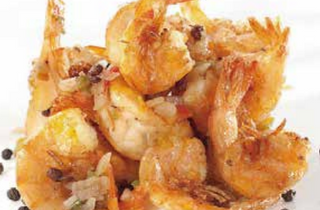 201 Gamberi in sale e pepe