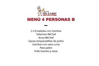 105 - menú para 4 personas