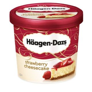 Helado Häagen-Dazs strawberry cheesecake (100 ml.)