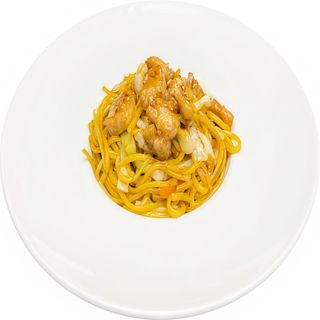 54. Tallarines Caseros Con Pollo