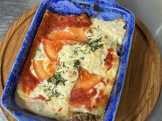 ЛАЗАНЬЯ З МЯСНИМ ФАРШЕМ (280g)