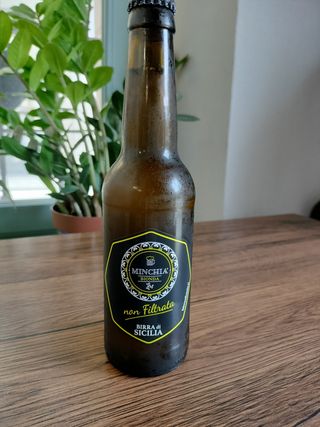 Birra  minchia bionda non filtrata 